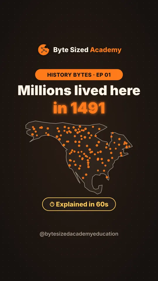 Cover of History Bytes episode 1: North America in 1491